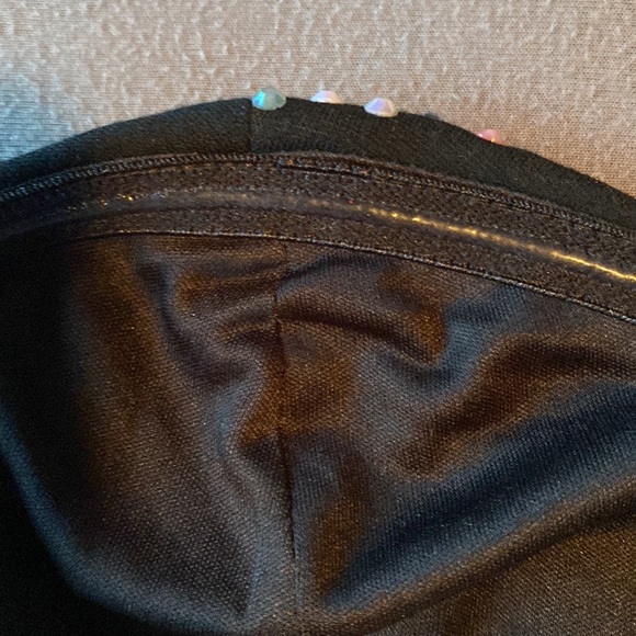 The Eras Tour / Urban Outfitters Rhinestone Bandeau / crop top with back zip - Picture 4 of 7